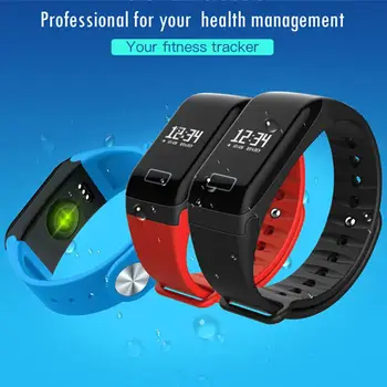 

Waterproof F1 Plus Smart band Blood Pressure Waterproof Color Screen Sports Smart Bracelet Heart Rate Monitor Smart Wristband