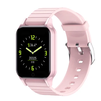 

T96 Smart Watch Themometer Body Temperature Monitor Heart Rate Sleep Monitor Wristband Waterproof Smartwatch for Android IOS
