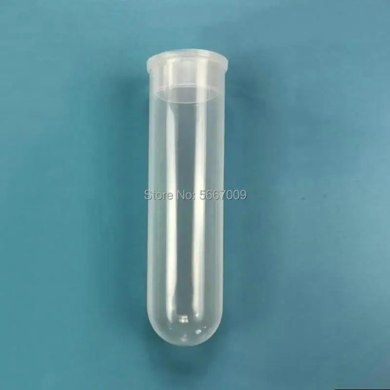 

30pcs/lot 50ml Clear Plastic centrifuge tube PP Microcentrifuge Round-bottomed with Flat Socket Cap Test Sample Vials