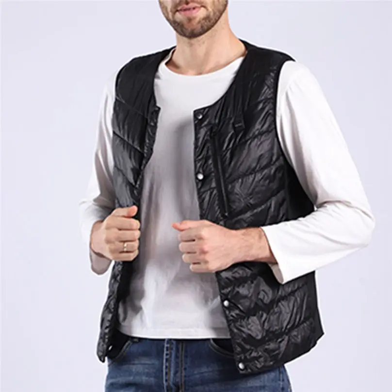 New Women Men Coat Smart Phone Bluetooth Connection Temperature Control Heating Sleeveless Vest Blouse 4N04 (9)
