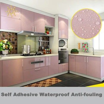 

Self Adhesive Wallpaper Vinyl Film Furniture Sticker Walls Doors Windows Sticky Back Plastic Roll Paper Home Decoration K802