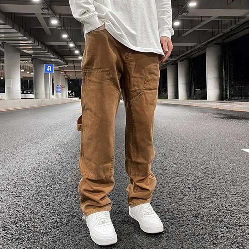 Harajuku Ankle Zipper Logging Pants 