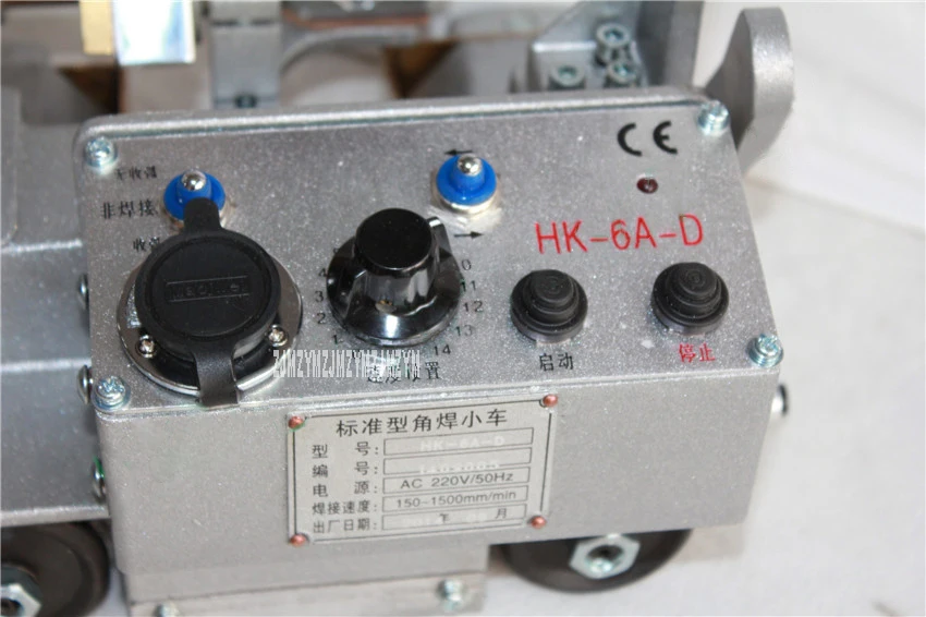 HK-6A-D сварочный аппарат для филе поверхность пластины угол дорожки Сварщик машина профессиональная автоматическая сварочная тележка Оборудование Инструмент 220 В