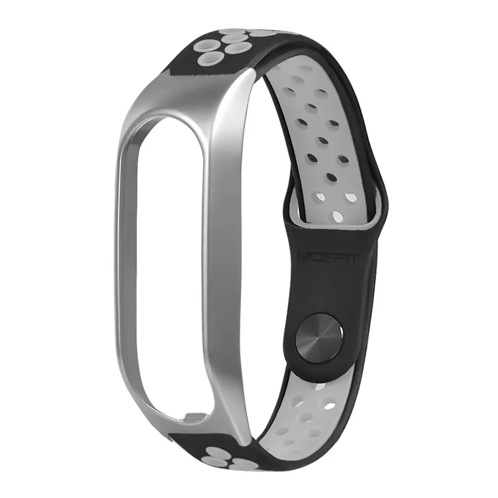

Metal Shell Exquisite Gogerous Durable Two-color Air Hole Reverse Buckle Strap For Tomtom Touch Bracelet
