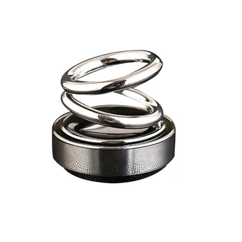 

New Solar Double Ring Rotating Suspension Car Perfume Air Freshener