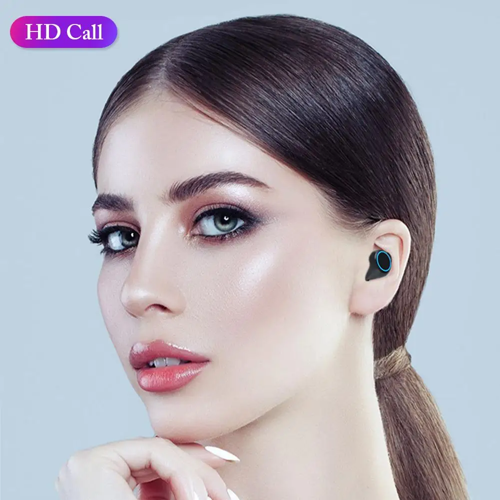 M11 TWS мини наушники IPX7 водонепроницаемые беспроводные Bluetooth наушники с светодиодный цифровым дисплеем наушники с зарядным устройством 3300 мАч