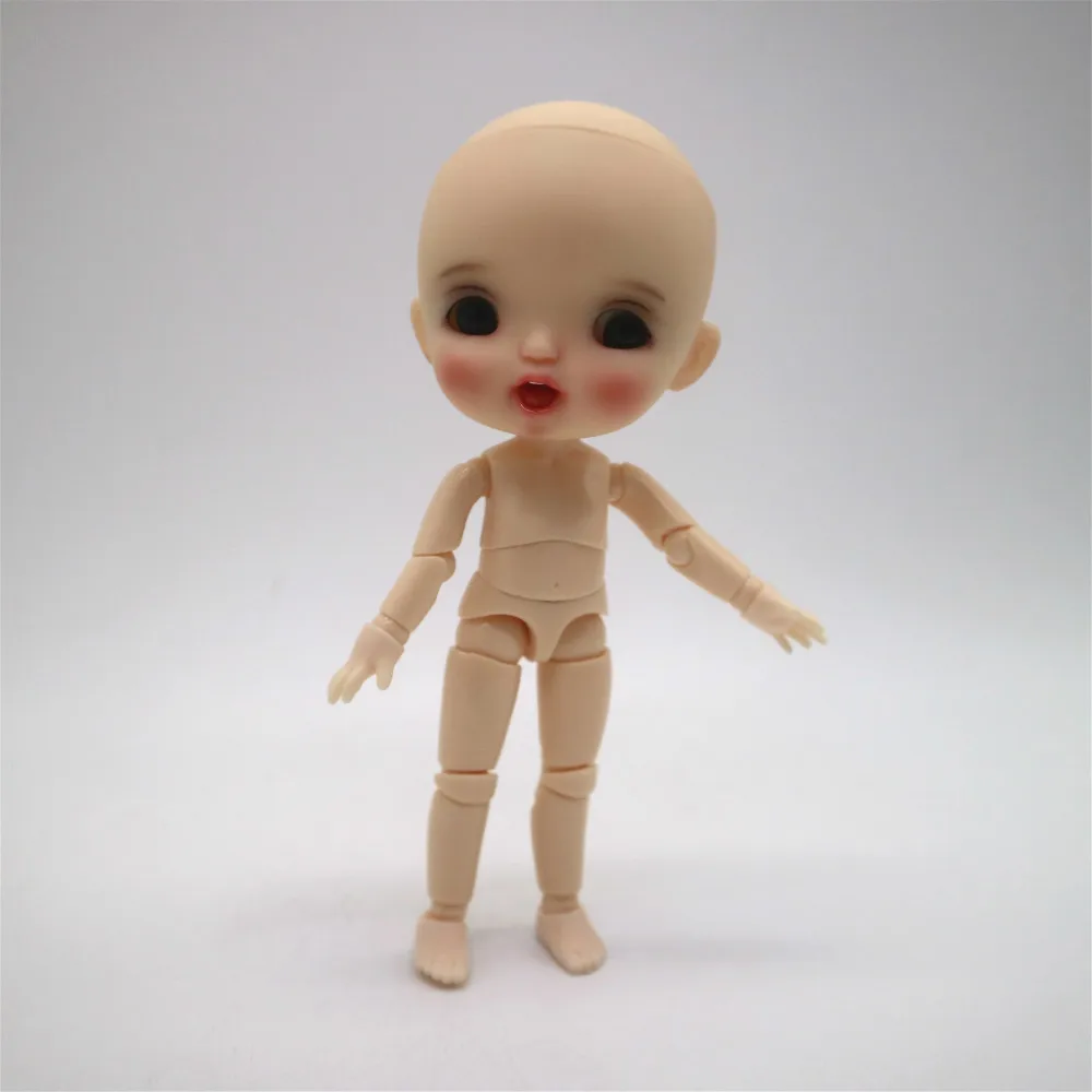 Sugar dolls Ob11 куклы 1/8 изготовление на заказ BJD куклы DIY макияж куклы и голова - Цвет: Nude doll 2