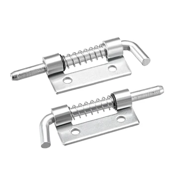 

uxcell Uxcell High Quality 1/10/20 Pcs Spring Latch, 2.2 Inch Right-handed Zinc Plated Barrel Bolt Lock for Cabinet Door