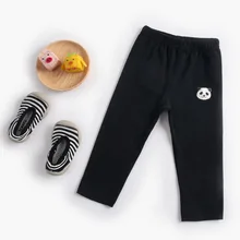 Г. Осенние леггинсы для девочек модные детские брюки с героями мультфильмов тонкие дышащие детские штаны для кормления INS
