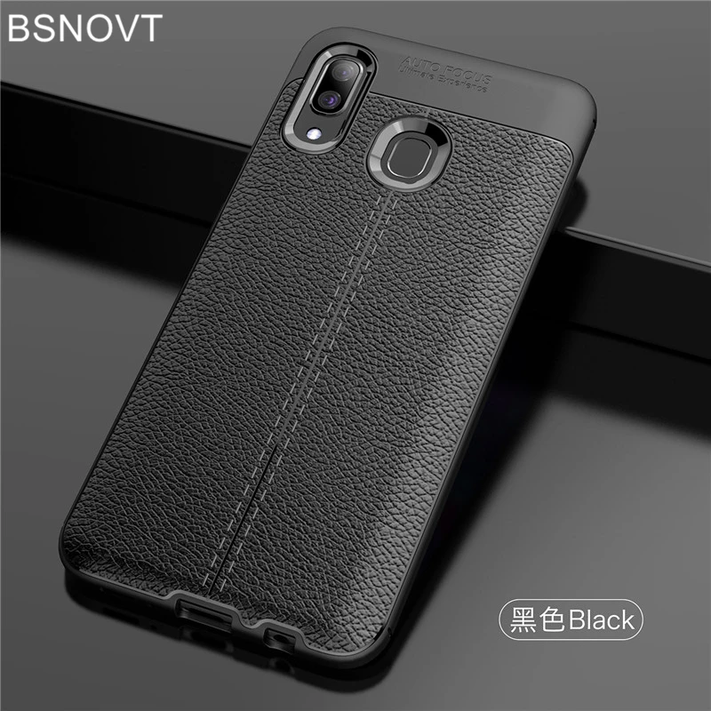

For Case Samsung Galaxy A30 Cover A305F Soft Leather Silicone Anti-knock Cover For Samsung Galaxy A30 Case For Samsung A30 Case