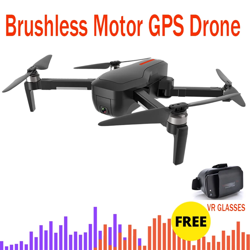 4K Дрон Профессиональный с камерой hd fpv gps rc вертолет гоночный Квадрокоптер
