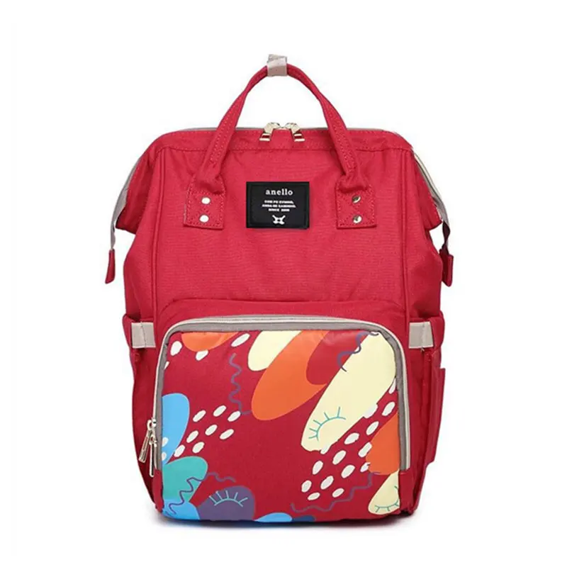 F 42x27x21 Bolsas Maternidade Детская сумка для подгузников сумки большой емкости подгузники для мам дорожные рюкзаки для кормящих Мультяшные сумочки многофункциональные - Цвет: F 42x27x21