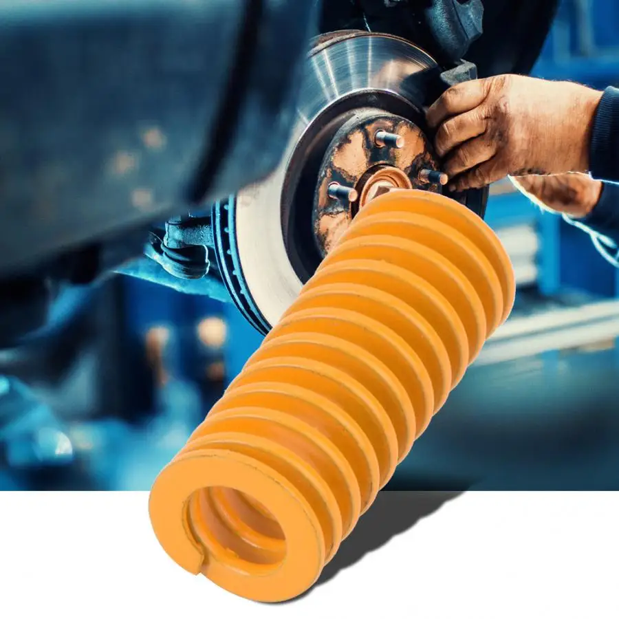 

2pcs/set OD 10mm ID 5mm Yellow Steel Less Light Load Mould Die Spring