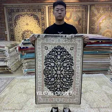 Yilong 2'x3' персидские ковры цена ручной работы изысканный ручной завязанный домашний ковер(HF111B