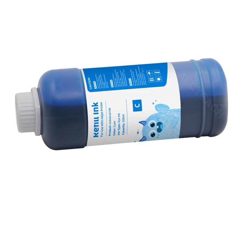Aecteach 500ml Bottle Printer Dye Ink Refill Kits For HP 123 122 121 302 304 301 300 650 652 21 22 140 141 901 350 XL Cartridges