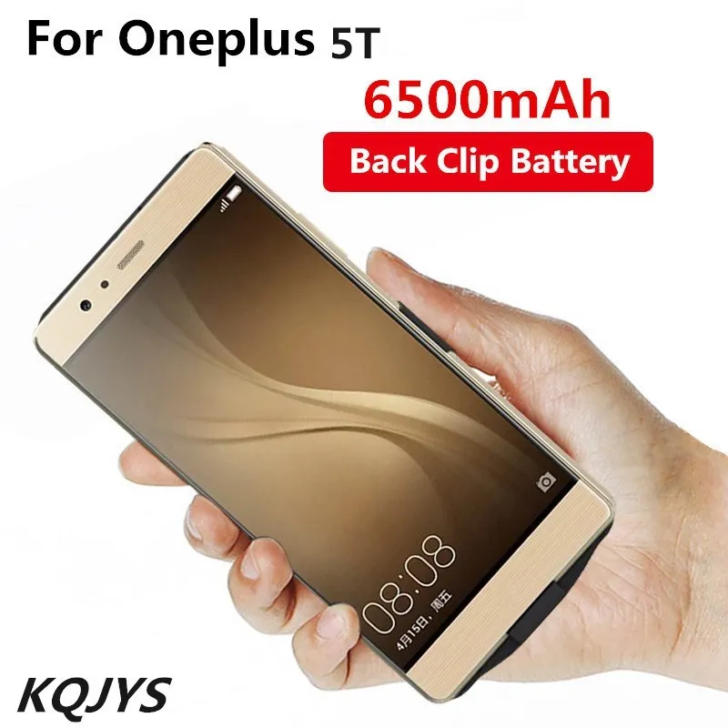 Портативный внешний аккумулятор 6500 мАч зарядное устройство чехол для Oneplus 5T