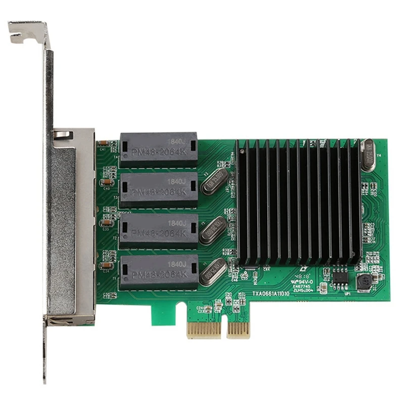4 Port Gigabit Network Card RJ45 PCI-E PCI Express Adapter with Realtek 8111H TXA066 | Компьютеры и офис