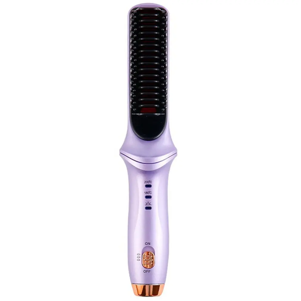Straightening Comb And Curling Stick Straight Dual-use Fan Small Hair Straightener | Красота и здоровье