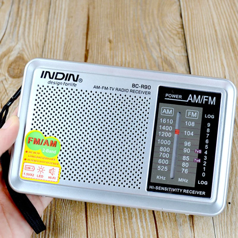 Multi-purpose AM/FM/SW Gift bestseller Portable Radio For The Elderly Mini FM USb 5.8 ghz Video Radios Reciever BC-R90 | Электроника