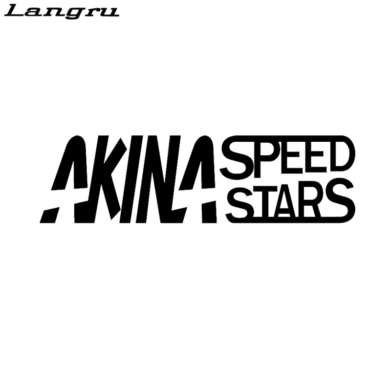 

Langru Akina Speed Stars Vinyl Sticker Decal Funny Initial D Lowered Racing Car Sticker Car Accessories Jdm