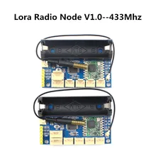 2pcs Lora Radio Node V1.0 SX1278 Rola RFM98 433Mhz Radio Module ATmega328P Wireless DIY Kit for Arduino with SPI Interface