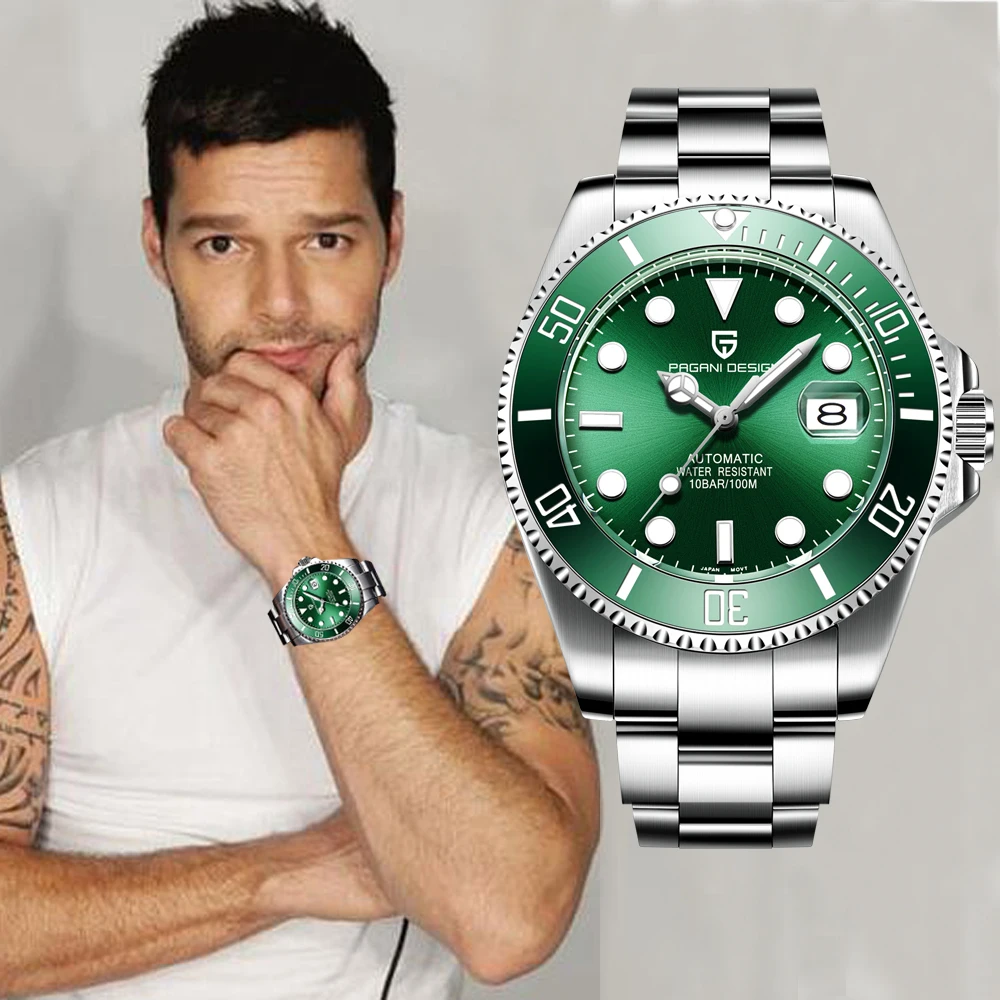 PAGANI DESIGN Luxury Brand Men Watches Business Sports Automatic Waterproof  NH35A Mechanical Diver Wrist Watch Relogio Masculino