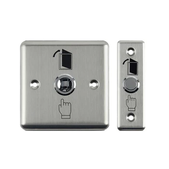 

Metal Door Exit Button Stainless Steel Switch Push Release Alloy 86 for Home Access Control Lock System