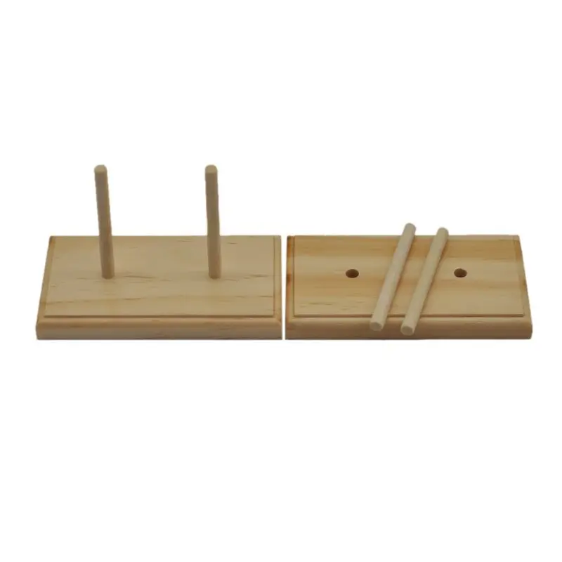2 катушки конусная деревянная нить стеллаж для хранения Органайзер держатель для шитья квилтинга