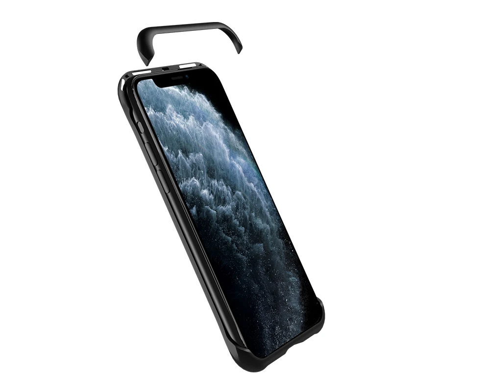 Ультра тонкий противоударный чехол для телефона для Apple iPhone 11/Pro/Max Роскошный Алюминиевый металлический и устойчивый к царапинам 9H чехол из закаленного стекла