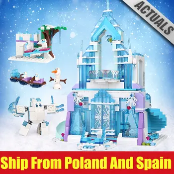 

25002 Blocks Toys Girl Series Compatible With 41148 Magical Ice Castle Set Building Blocks Brick New Kids Toys Birthday Gift