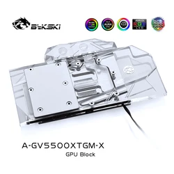 Bykski – radiateur de refroidissement à eau pour processeur Gigabyte RX5500XT, bloc d'eau pour carte vidéo, A GV5500XTGM X pièces 