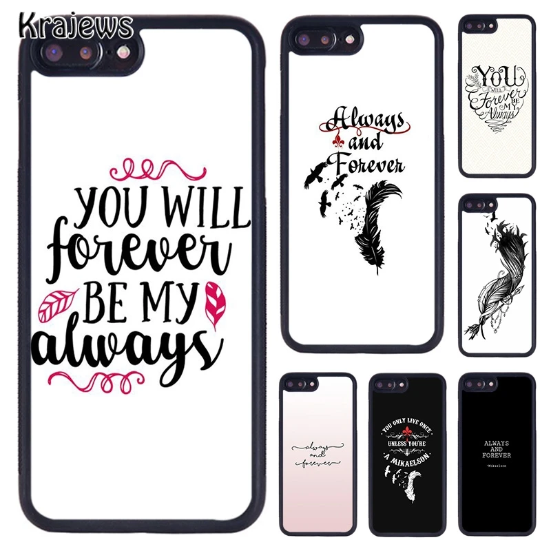 Чехол для телефона с дневниками вампира iPhone 5 6 S 7 8 plus 11 12 13 Pro X XR XS Max Samsung S6 S8 S9 S10 |