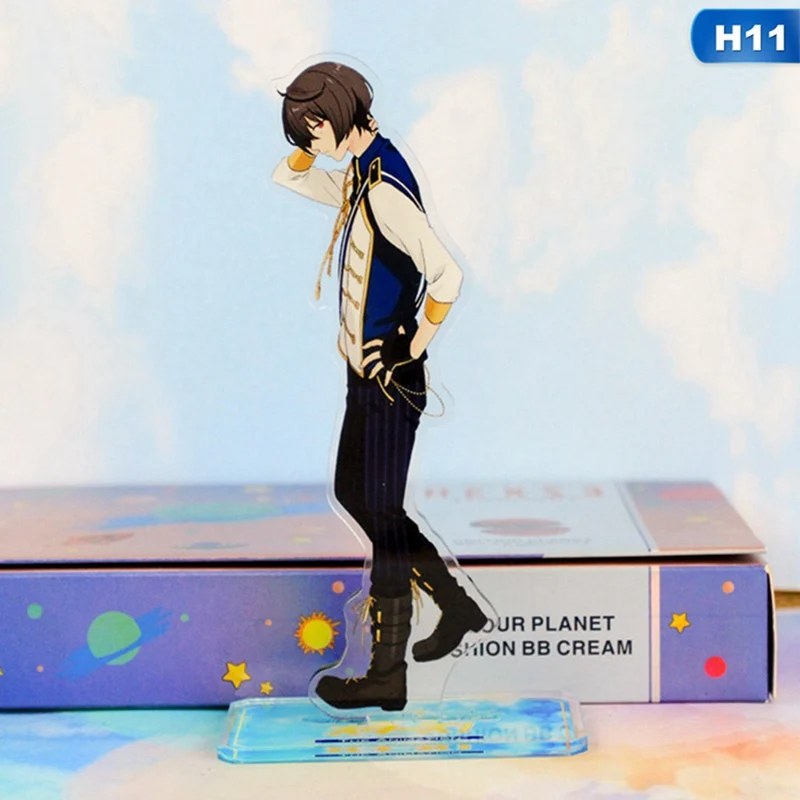 11 Аниме ансамбль звезды: Trickstar Hidaka Hokuto Akehoshi Subaru Косплей фигурка на акриловой подставке модель+ значок - Цвет: 11