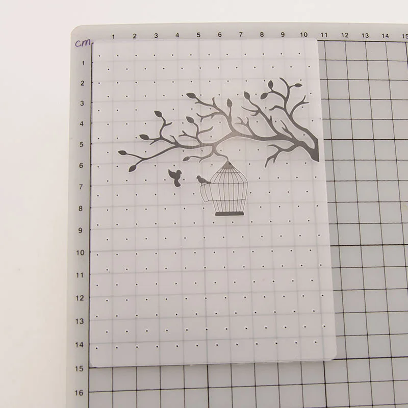 Tree Bird Nest Embossing Folder 04