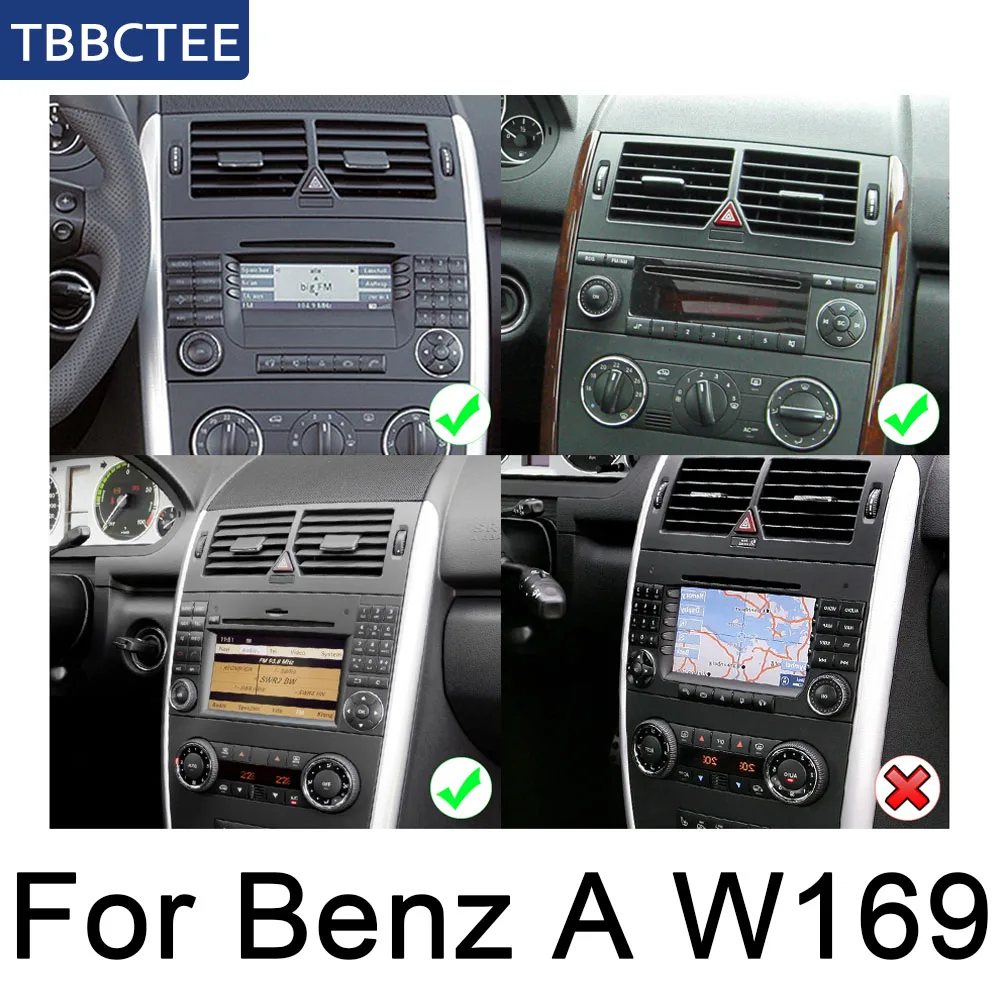 Top For Mercedes Benz A class W169 2004~2012 NTG Car DVD multimedia Player GPS Navigation Android System Radio Audio Video WIFI 4