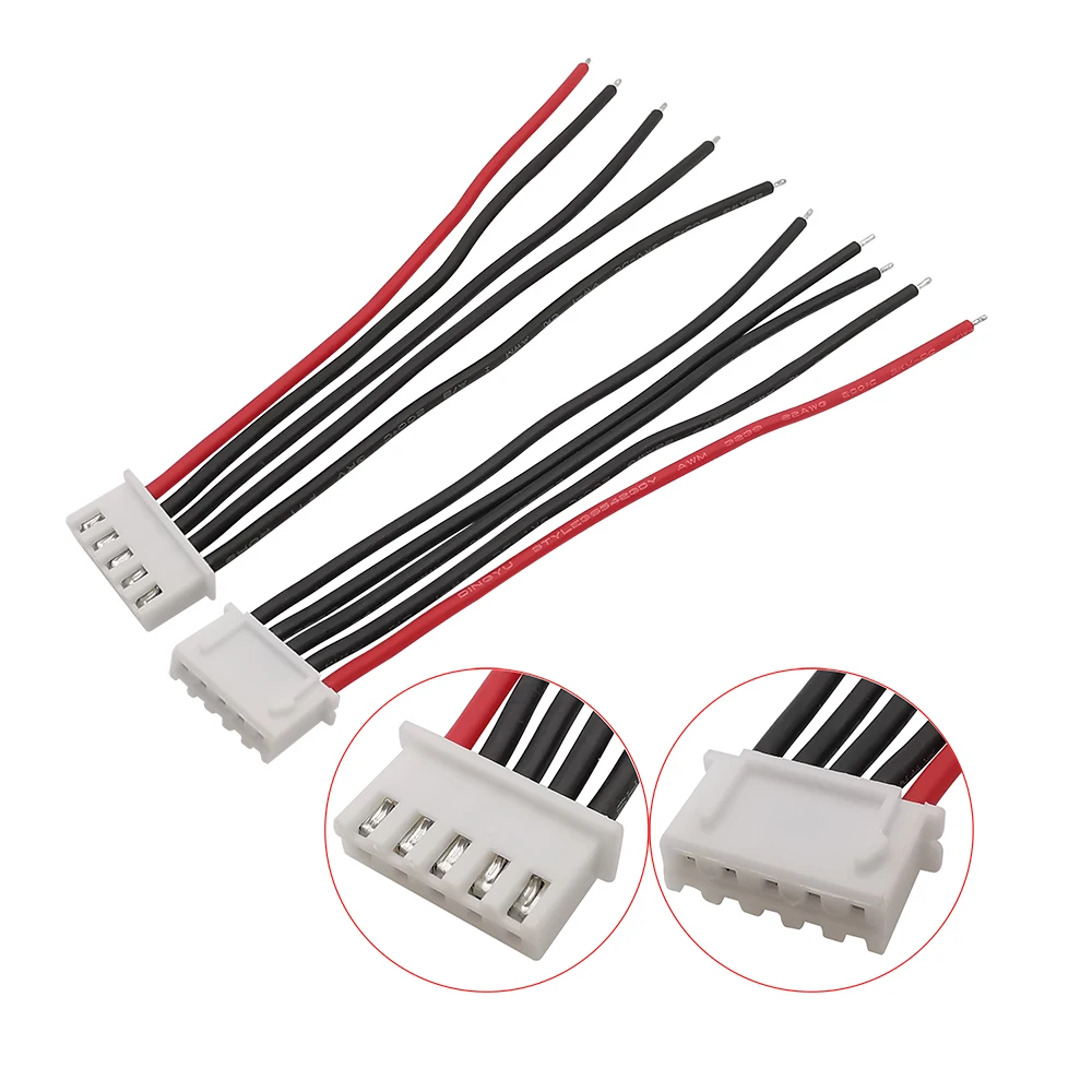 Yiqigou JST-XH 2S Evenwichtige Stekker 2S 3S 4S 5S 6S Opladen Verlengsnoer 15cm Balanssnoer voor RC Lithium Batterij