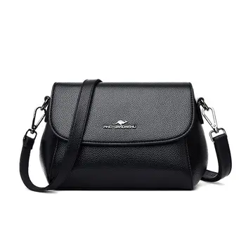 

bags for women 2020 Female handbag Vintage PU leather purses and handbags cute flap Bags Large Capacity shoulder Bag for Girls