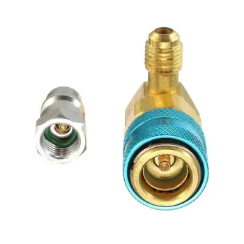 

1 Set Car A/C Oil Dye Injector Low R12 Or R134A Quick Coupler Adapter Kit Injection Vehicle Fuel Injector