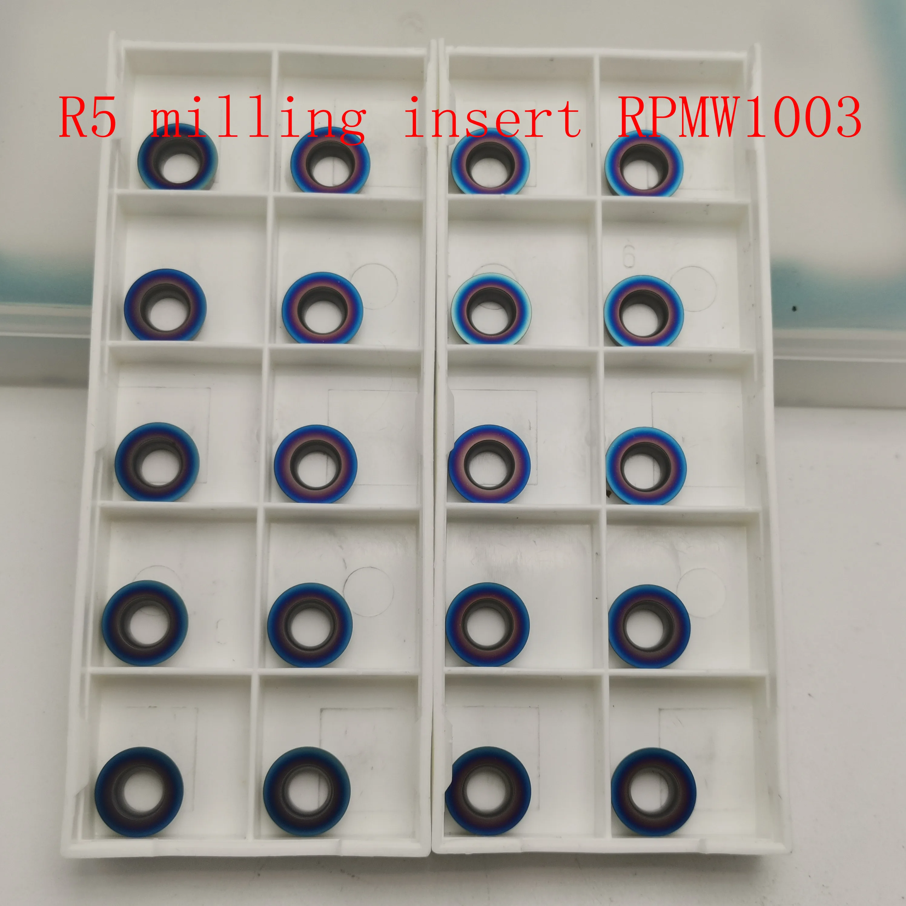 

R5 made in China RPMW1003 face milling cutter carbide tool, CNC milling tool