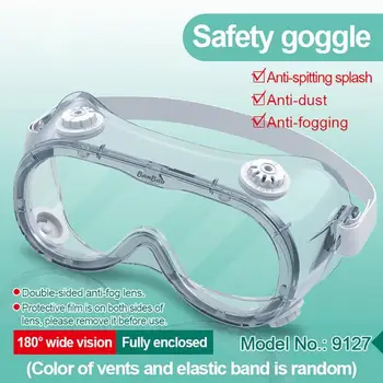 

Protection Safety Goggles Dustproof Anti-Splash Anti-fog Scratch Resistance Transparent Protectve Working Riding Glasses