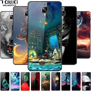 Перейти на Алиэкспресс и купить Для oneplus 3T чехол A3010 закаленное стекло с принтом крутой Жесткий Чехол для One Plus 3 3T A3003 чехол для oneplus 3 oneplus 3T 1 + 3
