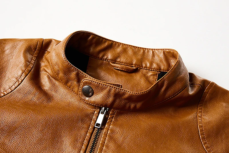 Covrlge модная байкерская куртка на молнии с карманом из искусственной кожи Мужская Новая мотоциклетная Повседневная винтажная кожаная куртка с капюшоном мужская MWP060