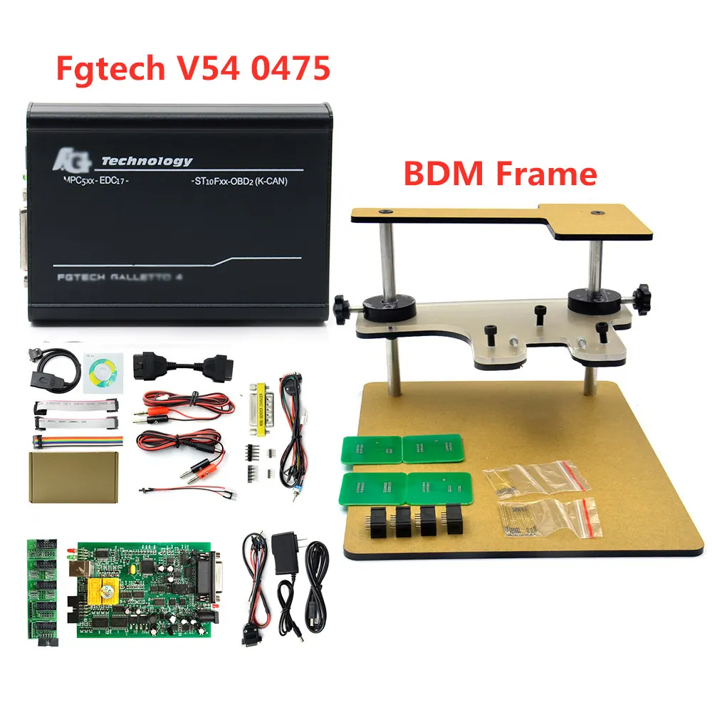 Новейший ECU чип-тюнинговый Инструмент FGTECH Galletto 4 V54 автомобильный Грузовик V1255 BDM100 ECU Программатор BDM РАМА испытательный инструмент для BDM100 - Цвет: 0475 bdm frame