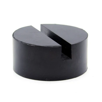 

Vehicle Universal Floor Jack Disk Pad Adapter Rubber Blanket for Pinch Weld Side Rail Stand