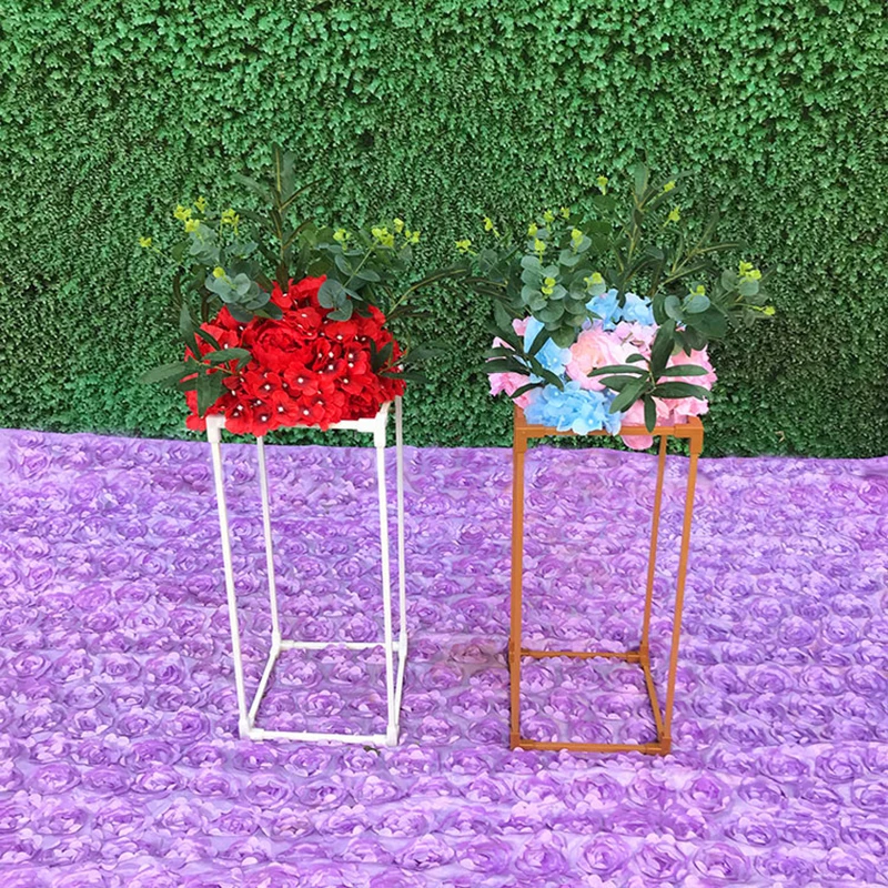

Metal Frame for Wedding Road Lead Stand Flower Shelf Racks Geometric Decorative Props Party Background Stage Decoration