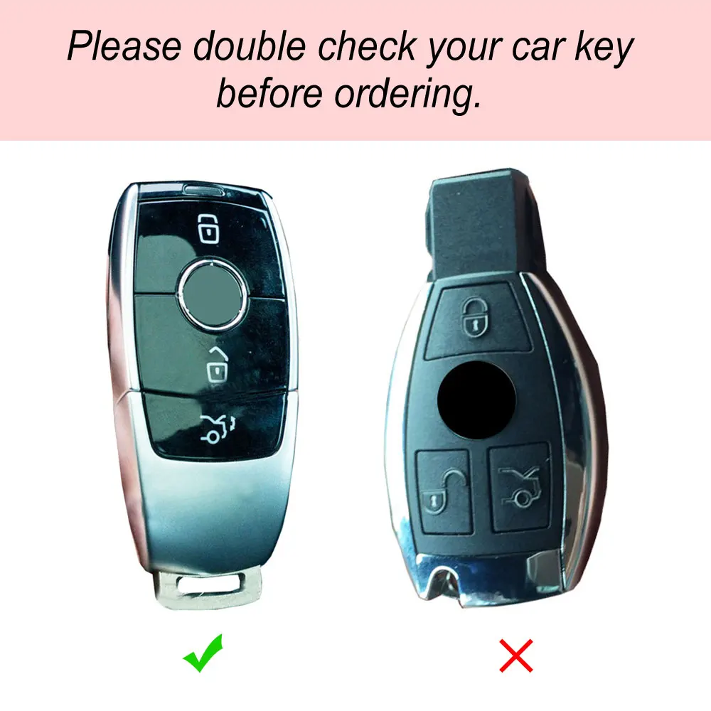Чехол для ключей из цинкового сплава для Mercedes Benz E S Class W213 Smart Keyless, чехол для ключа, чехол для ключа, брелок для ключей, сумка