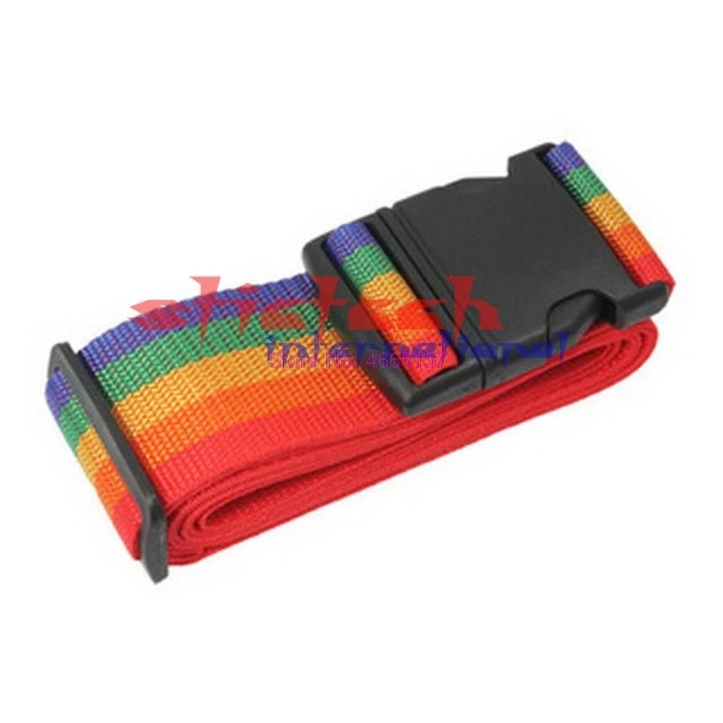 by dhl or ems 500pcs Mint Backpack Bag Luggage Suitcase Straps Baggage Rainbow Belt Adjustable New | Спорт и развлечения