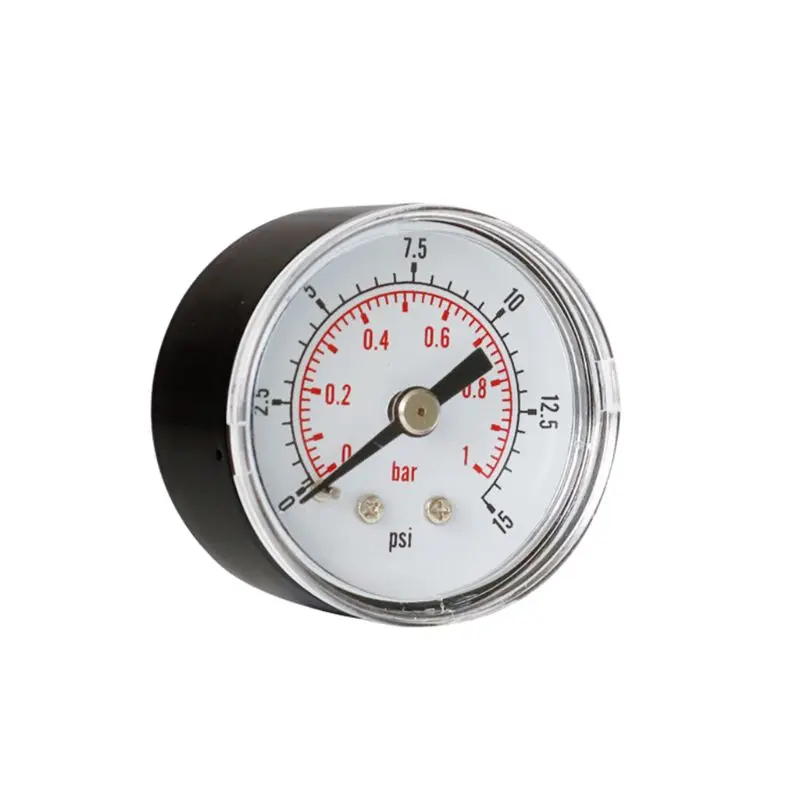 Манометр 40 мм 1/8 BSPT задний 15-300 PSI& Bar для воздушного газа Wate топлива 95AA