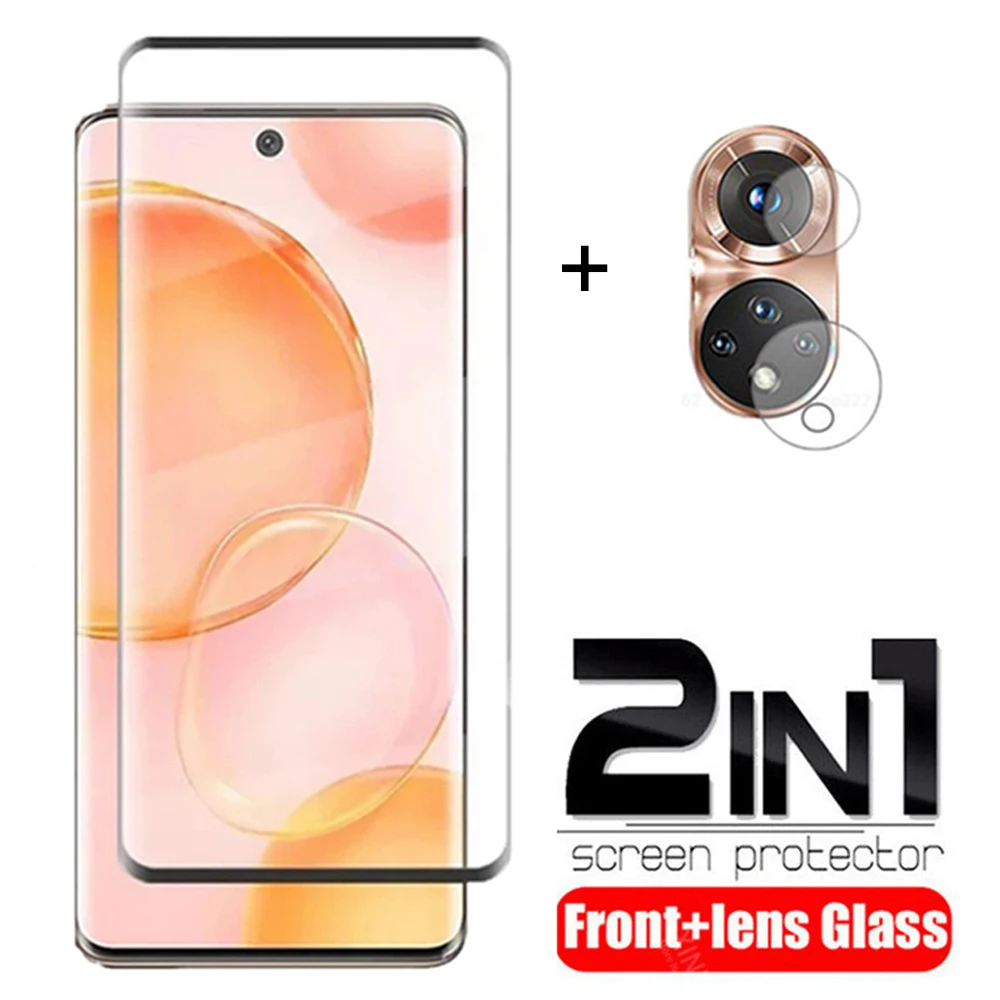 9DCurvedTemperedGlassCaseForHonor50657ScreenProtectorFor