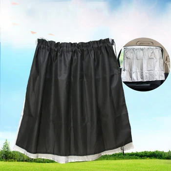 

Car double-layer sunshade anti-ultraviolet heat insulation curtain, sunshade protection multifunctional car curtain